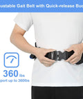 All In One Gait Belt For Seniors With Seven Handles For Safe Patient Transfers Grab And Go Quick Release Buckle shown in use