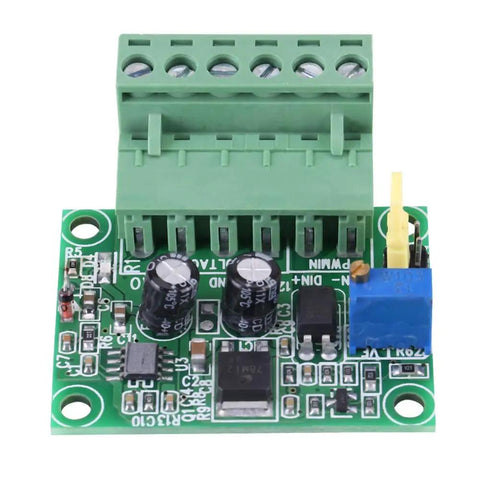 PWM To Voltage Converter Module For 0 To 10V Output Convert 5V Or 24V PWM Signals To Analog Control circuit board front view