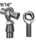 Premium 7/8 Inch Chromoly heim Joint Left Thread Rod End Bearing White Billet Tough Finish for hot rod steering use