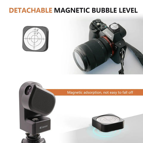 Tripod Leveler Stand For Seestar S50 With Plus Or Minus 6 Degree Micro Adjust Leveling Base And Detachable Magnetic Bubble Level