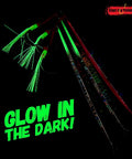 Hella Badass Saltwater Jigging Lures Set Of Three 150 Gram Speed Vertical Slow Pitch Artificial Bait Multi Color Metal Fishing Plugs glowing in the dark.