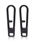 Two Pack Heavy Duty Titanium Zipper Pull Replacements For Backpacks Luggage Jackets And Outdoor Gear Ultra Durable Easy To Install