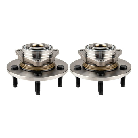Front Wheel Bearing And Hub Assembly For 2002 Through 2008 Dodge Ram 1500 With ABS 5 Lug 2 Pieces Premium Replacement 515072