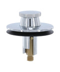 Lift And Turn Tub And Bath Drain Stopper In Chrome Finish Easy Replacement Converts Trip Lever Drains No Fuss Install Keeps Water In And Debris Out Durable Chrome Hardware For Standard Tub Drains