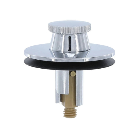 Lift And Turn Tub And Bath Drain Stopper In Chrome Finish Easy Replacement Converts Trip Lever Drains No Fuss Install Keeps Water In And Debris Out Durable Chrome Hardware For Standard Tub Drains