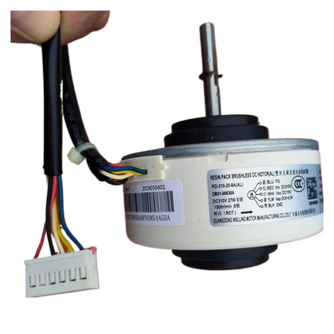 Air Conditioner DC Motor Fan Replacement For Samsung Units, 27W DC310V High Efficiency Cooling Fan, wiring details