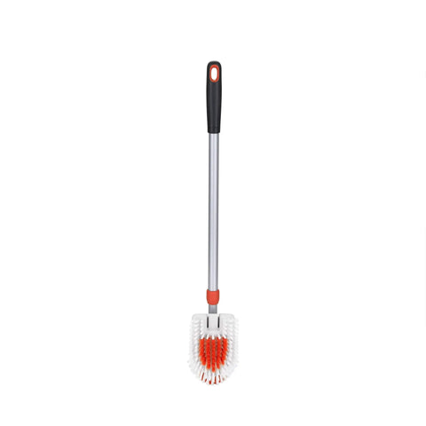 Extendable Tile And Tub Brush Refill With Pivoting Head For Grout Lines, Corners, And Narrow Spaces, Stiff Durable Bristles For Scrubbing Tubs, Tiles, Glass, Floors, And Toilet Surrounds