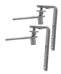 Heavy Duty Double Swing Door Hinge Stainless Steel Self Closing With Sturdy Rotation Mechanism For Wood And Louvre Doors Ideal For Kitchen And Bar Use In Busy Settings, side view
