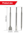 Chisel And Point Bit Set For SDS Plus Rotary Hammers Demo Ready Tough As Nails Concrete And Tile Kit Three Piece