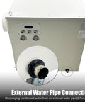 Heavy Duty Commercial Spot Cooler With Killer 51000 Btu Cooling For Big Warehouses Indoors Or Outdoors Portable Industrial Air Conditioner 220v 6kw 3 Phase Turbo Fan Beast Mode water pipe connection.