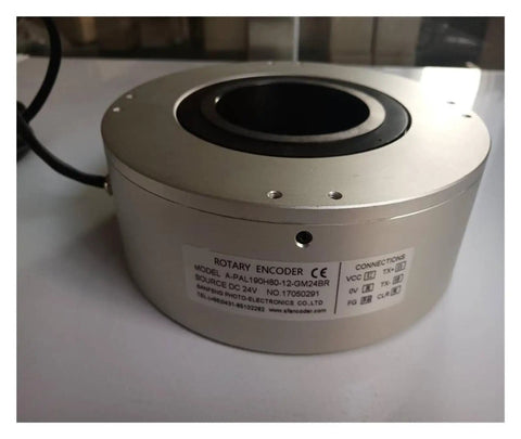 Absolute Encoder APAL190H80 12 GM24BR High Precision Rotary Encoder With Unlimited Pulse Counting In Positive And Negative Rotation Lightweight And Compact Easy Plug And Play Installation Industrial Grade Motion Control Sensor side view