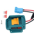18V Battery Adapter Conversion Kit With Wire Harness Holder For BL1850 BL1860 Batteries, blue connector detail