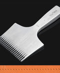 French Style 20 Tooth Pricking Iron Leather Chisel All Polished Punching Tool Kit Obverse 3.0 Mm For Leatherworking Pro Grade