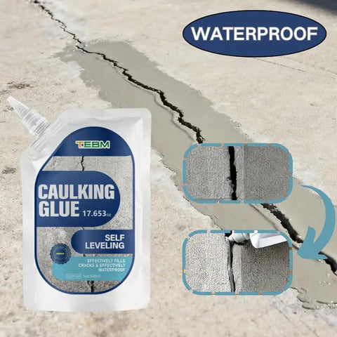 Concrete Patch And Leveler With Heavy Duty Base Seal And Ultra Smooth Finish For Ada Ramps Kicks Bumpy Wheel Catches To The Curb On Walkers Strollers And Wheelchairs By Offering A Quick Dry Feather Thin Taper For A Rock Solid Smooth Ride with waterproof caulking glue for crack repair.
