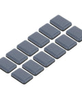 12 Piece PTFE Furniture Glides For Dining Tables And Sofas, No Slip Chair Leg Sliders, Cushioned, Floor Friendly