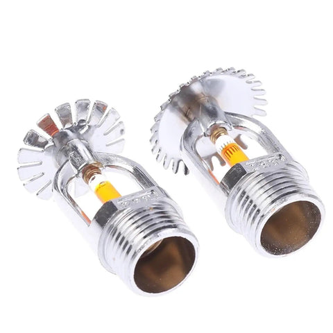 57 Degree Quick Response Fire Sprinkler Head Side Hidden Low Profile Design Ideal For Narrow Ceilings Dead Simple Plug And Play Mount with copper alloy and glass element.