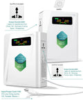 110V To 220V Step Up Transformer 500W With No Noise, Ten Protection Functions, CE and CQC Certified front and side view