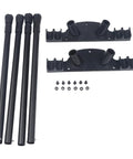 Retractable Folding Table Legs For Camping And Outdoor Dining Heavy Duty Metal Black Support components and hardware set