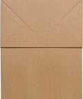 Sturdy Brown Paper Bags With Handles 89 Count For Party Favors And Goody Bags Eco Friendly Durable 10 By 5 By 13 Inches front view