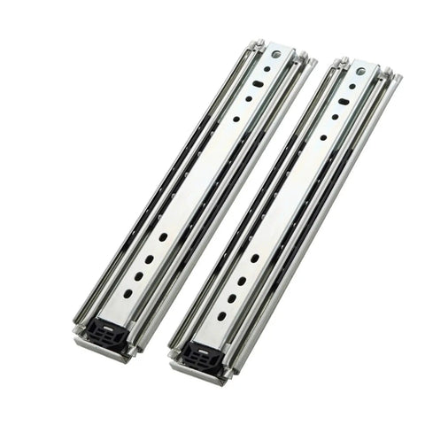 Dead Easy Setup 2 Pack 76Mm Full Extension Drawer Slides With Ball Bearing Guide Rails for ultra smooth cabinet operations.