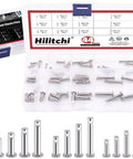 Stainless Steel Clevis Pins Kit 44Pcs 12 Sizes 304 Grade Assortment Go-To For M3 M4 M5 Fasteners in box and individual pins