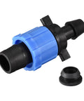Drip Irrigation Barbed Locking Fittings With Washers For 16mm Drip Tape Tubing Sprinkler System Easy Install Durable PE Plastic