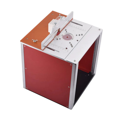 Premium Aluminum Router Table Insert Plate With Slick Flat Surface For Precision Wood Trimming And Engraving Work Featuring No Sweat Mounting And Bulletproof Stability For Your Daily Shop Projects, top view showing smooth surface and detail.