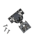 Soft Close Cabinet Hinges With Built In Damper Nickel Plated Half Inch Overlay for kitchen and bathroom, screws included.