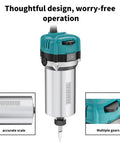 Beefy 800W Trim Router Kit With 6 Speed Range From 10000 To 30000 RPM, ER11 Collet showing accurate scale and multiple gear settings