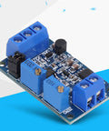 Badass Reliability Current To Voltage Converter Industrial Module With Wide Voltage Range and solid blue terminal connections.