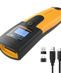 2D Wireless Barcode Scanner With 1.4 Inch TFT Screen Portable Bluetooth Barcode Reader 2600mAh Battery Fast Linear Code Scanning For Inventory Library And Warehouse Nano 260D