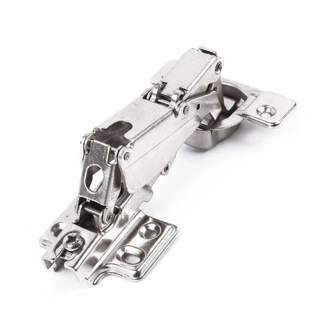 165 Degree Corner Cabinet Hinge Set For Kitchen And Bathroom with thick spring and screws, close-up view