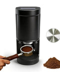 Automatic 58mm Espresso Tamper Machine With Precision Pressure Dial for consistent coffee packing and portafilter use.