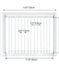 11.8 Inch Pigeon Door Entrance For Racing Pigeons Built Tough T Bar Iron Wire Cage Door with dimensions and details