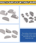 Woodruff keys set, carbon steel semicircular fasteners in assorted sizes; multiple pieces shown.