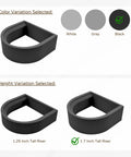 Black riser insert 1.7 inch tall for Keurig K-Express K-Iced K-Cafe, drip tray upgrade, mug stand attachment, riser only, reduces splashes