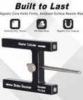 Heavy Duty Brake Booster Adjustment Tool And Master Cylinder Depth Checker With Adjustable Push Rod Set for Fast Pedal Measurements.
