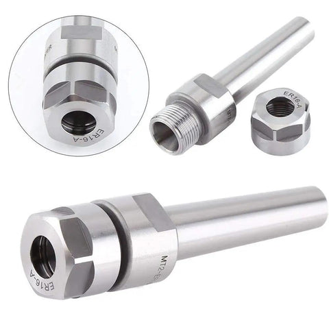 Beefy Carbon Steel Collet Holder For Lathe And Milling Machine MT2 Collet Chuck With High Hardness and Precision Ground Finish
