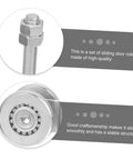 Heavy Duty Sliding Door Track Roller And Gate Wheel with close-up of sturdy steel wheel and bolt for smooth replacement