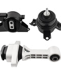 Beefed Up Engine Mount And Transmission Mount Kit For 2010 2011 2012 2013 Soul 1.6L 2.0L L4 Auto Reuse Bracket Set Three Piece Heavy Duty OE Replacement A7190 A71078WO A71020 Smooth Ride And Vibration Dampening, three-mount set
