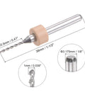Micro PCB Drill Bit with 1/8-Inch Shank and 1mm Tungsten Carbide Tip for CNC Engraving and Circuit Board Drilling
