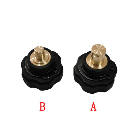 Durable Welding Connector Conversion Plug Adaptor For 10-25 And 35-50B, Quick Swap, Easy Install, Two connectors labeled A and B