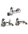 Heavy Duty 72X2 Inch Industrial Belt Sander Machine With Variable Speed For Knife Sharpening Rust Removal And Metal Polish showing motor and frame.