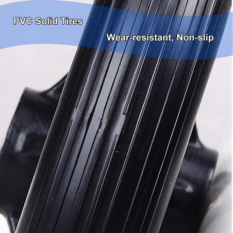 Plug And Play 10 Inch Solid Rubber Tires For Electric Wheelchairs With Aluminum Hubs And Grippy Tread That Rolls Smooth For Heavy Duty Mobility Scooters And Hospital Stretcher Two Pack Gray