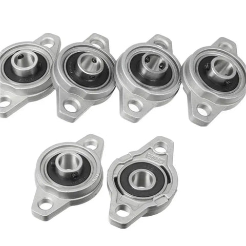 Solid 4pcs Zinc Alloy Pillow Block Bearings With Self Aligning Flange Mount Fitting 8 To 25mm Linear Shafts for machinery