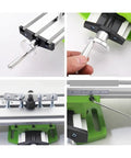 Durable Metal Bench Drill Vise With X And Y Coordinate Adjustment showing detailed sliding mechanism and sturdy construction.