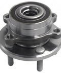 Front view of a wheel hub bearing, steel, for Ford Explorer & Police Interceptor Utility 2011-2019, 5-lug non-ABS replacement part.