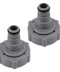 Durable 1.25 Inch Pool Hose Drain Adapter For Above Ground Pools Replacement 2 Pack Leak Proof Connector Fitting Compatible With P6H1419