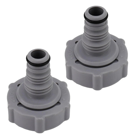 Durable 1.25 Inch Pool Hose Drain Adapter For Above Ground Pools Replacement 2 Pack Leak Proof Connector Fitting Compatible With P6H1419