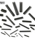 Slotted Spring Dowel Pin Assortment Kit 450 Pieces With Plastic Storage Case For Automotive Mechanical Workshop And Repairs Pro Grade Durable Spring Steel Pins For Cogs Gears Wheels And Precise Alignment Must Have